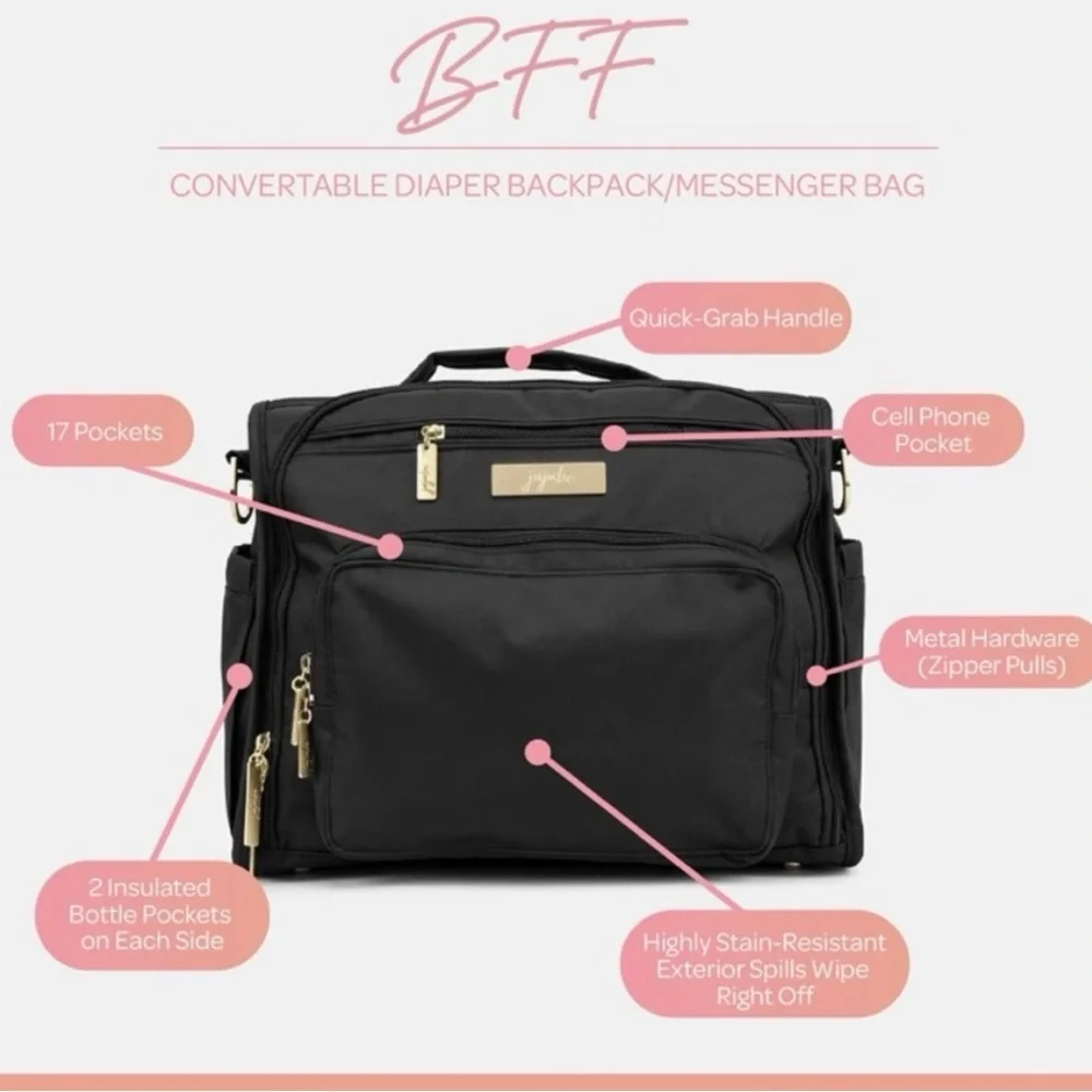 Ju-Ju-Be Striped Multi-Color Baby Bag